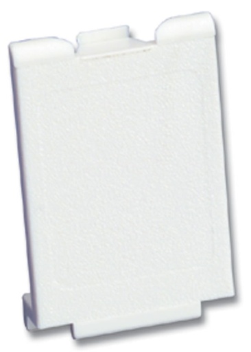 [WIR3112] Inserto ciego para placas de pared max y 10g max, color negro, bolsa con 10 piezas