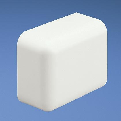 [WIR3120] Tapa final, para uso con canaleta ld5, material abs, color blanco mate