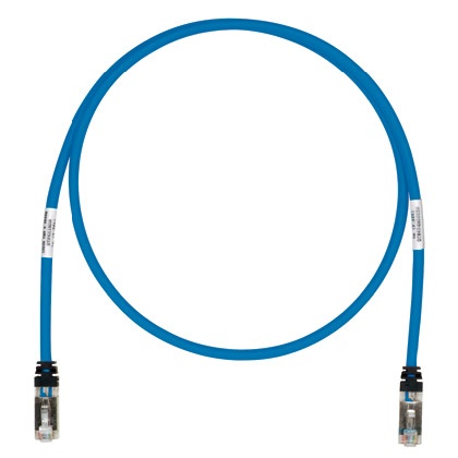 [NET4855] Patch cord cat6a, blindado s/ftp, cm/ls0h, 10ft, color azul