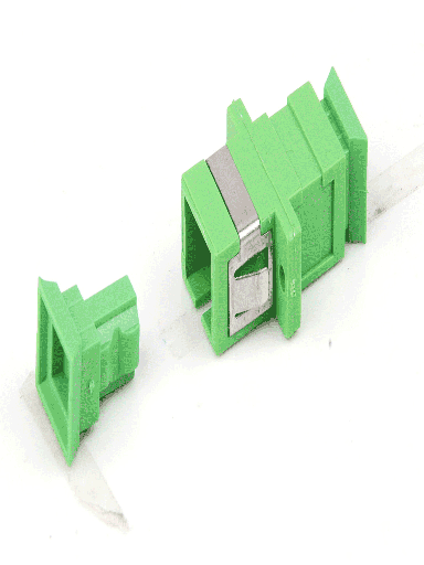 [ACC700112] Sbe tech sbe-adapscapc-s - adaptador simplex de sc/apc a sc/apc monomodo/verde con orejas