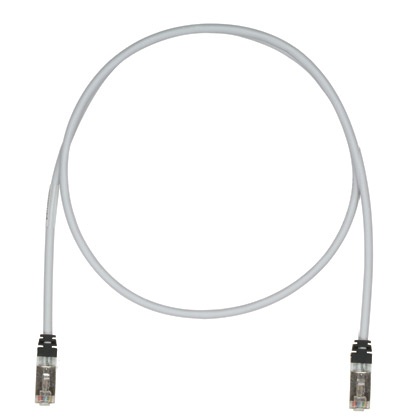 [NET4921] Patch cord cat6a, blindado s/ftp, cm/ls0h, 5ft, color gris