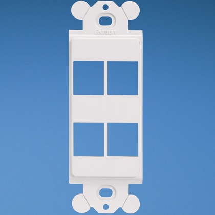 [WIR3258] Marco Modular Panduit NK4MFIW 4 Puertos Netkey