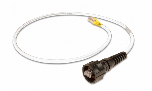 [NET4935] Patch cord reforzado industrial (ruggedized), cat6a blindado s/ftp, cm/ls0h, 3 ft