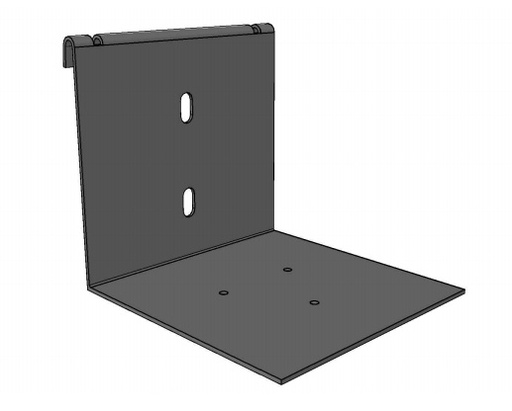 [WIR3279] Soporte Para Cámara Charofil En Charola 116mm Electro Zinc