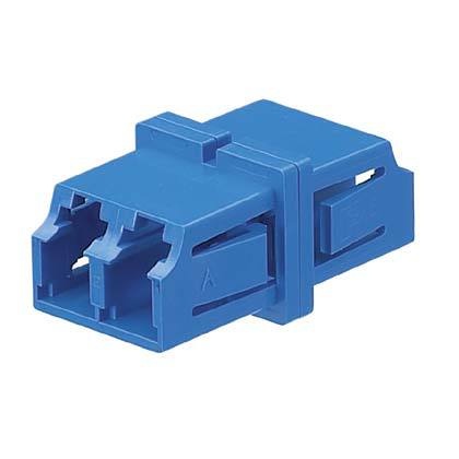 [WIR3281] Módulo acoplador lc duplex, para fibra monomodo, color azul