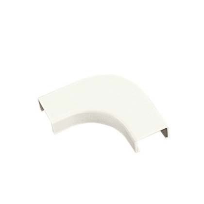 [WIR3287] Curva de radio controlado, para uso con canaleta ld3, material abs, color blanco mate
