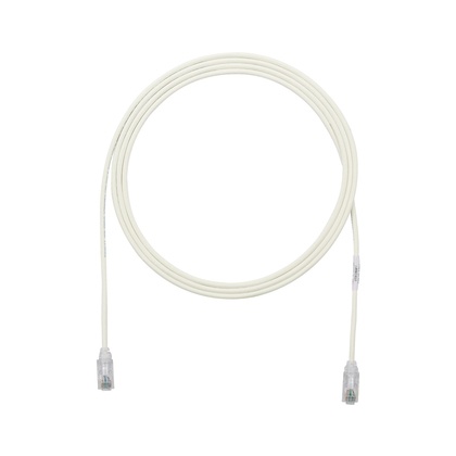 [NET4940] Cable de parcheo tx6, utp cat6, diámetro reducido (28awg), color blanco, 8in (20.2cm)