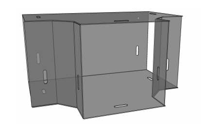 [WIR3314] Conexión En T Para Canaleta Charofil CH-DCT100L