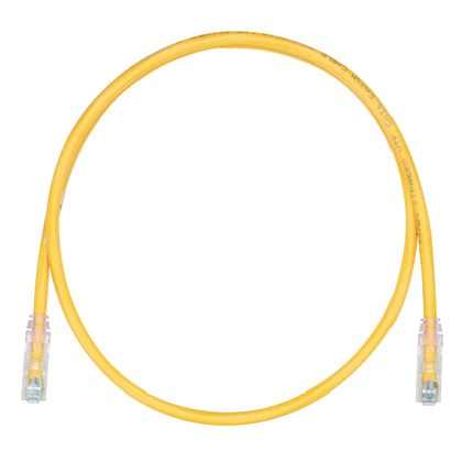 [NET4963] Cable de parcheo tx6, utp cat6, 24 awg, cm/lszh, color amarillo, 1ft