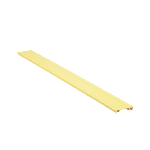 [WIR3416] Tapa para Canaleta Ranurada Tipo H de 2'' de Ancho 1828.8mm de Largo Color Amarillo