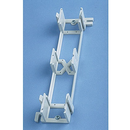 [WIR3496] Montaje de pared para panel de parcheo de 12 puertos, color blanco