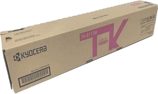[PRI3899] Tóner Kyocera TK-8117 Magenta 6000 Páginas para Kyocera ECOSYS M8124cidn y M8130cidn