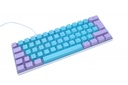 Teclado Mecánico Gamer Ocelot Gaming Candy Blue 60 RGB Switch Blue Alámbrico Ingles