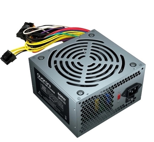 [POW52413] Fuente De Poder Quaroni QPSU-02 20+4 pin ATX 120mm 600W