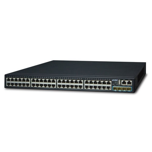 [SEC8648] Switch administrable stack capa 3 48 puertos 10/100/1000mbps, 4 puertos 10g sfp+