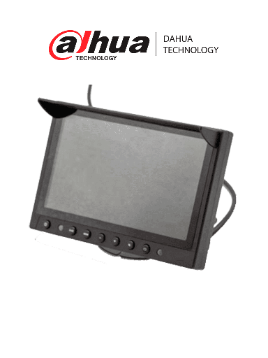 [SEC8781] Monitor LED Dahua 7" Para Videovigilancia 800x480 Pixeles Para DVR's Móviles