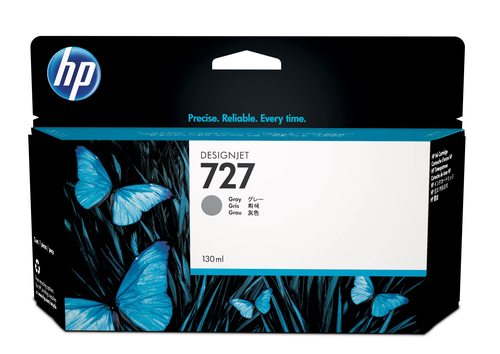 [PRI3935] Hp 727 gris 130ml tinta amplio formato b3p24a