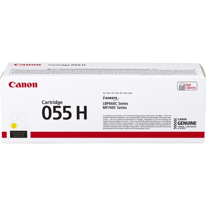 [PRI3946] Lm-cartridge 055 h yellow yields 5,900