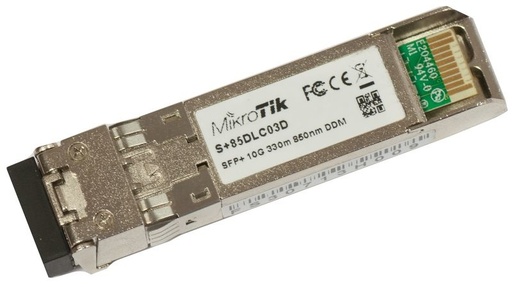[SEC8818] Transceptor minigbic sfp+ 10g lc duplex para fibra multi modo 300mts