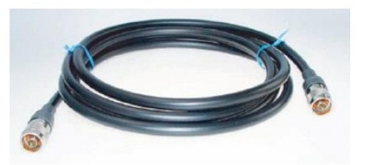 [NET5182] Cable coaxial de rf, 2 m, conectores n macho