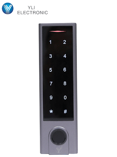 [KNM181102] Yli yk1068a - teclado touch para control de acceso standalone con métodos de verificación por huella, tarjetas id o password/ so