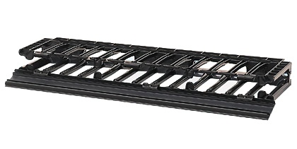 [NET5219] Organizador de cables horizontal netmanager, sencillo (solo frontal), para rack de 19in, 1ur