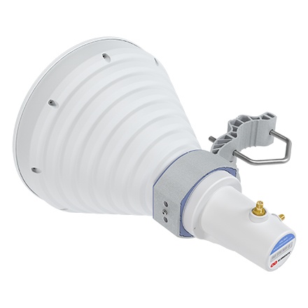 [SEC8970] Antena sectorial simétrica starter horn de 30º, 5150 - 5950 mhz, ganancia de 18 dbi, conexión directa con radios is-5ac, ps-5ac 