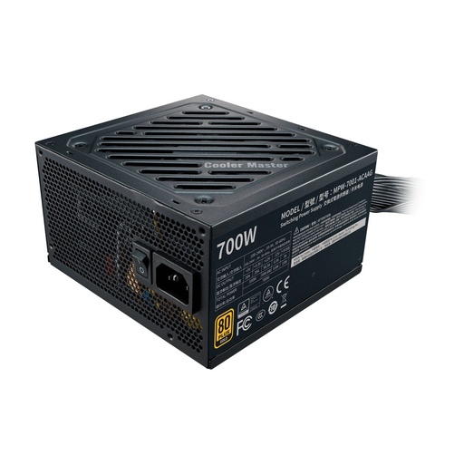 [POW53540] Fuente De Poder Cooler Master G700 Gold 80 PLUS Gold 24-pin ATX 120mm 700W