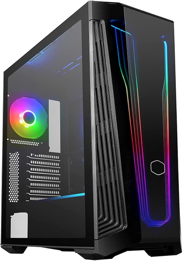 [CAB27554] Gabinete Cooler Master MasterBox 540 Con Ventana ARGB Mid-Tower Mini ITX/Micro ATX/ATX/E-ATX USB 3.2 Sin Fuente