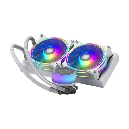 [COO99947] Enfriamiento Líquido Para CPU Cooler Master Master Liquid ML240 Illusion White Edition 2x120mm 650-1800RPM