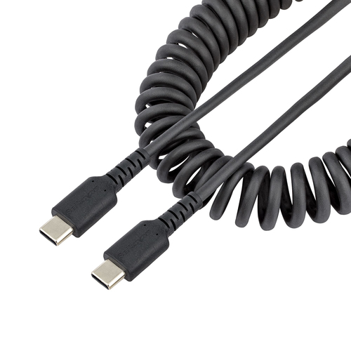 [WIR3834] Cable de 1m de carga usb c usb tipo c en espiral usb 2.0