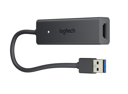 [ACC700297] Adaptador Logitech USB 2.0/3.0 Macho - HDMI Hembra Negro
