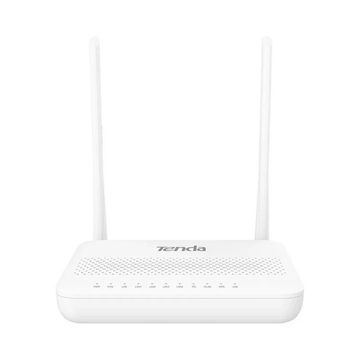 [NET5419] Router Inalámbrico Tenda HG6 N300 Wi-Fi 4 802.11n Hasta 300Mbps 4 Puertos Gigabit LAN 