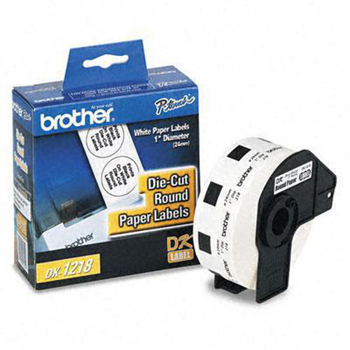 [ACC700366] Etiqueta Pre-Cortada Brother DK-1218 24mm 1000 Etiquetas