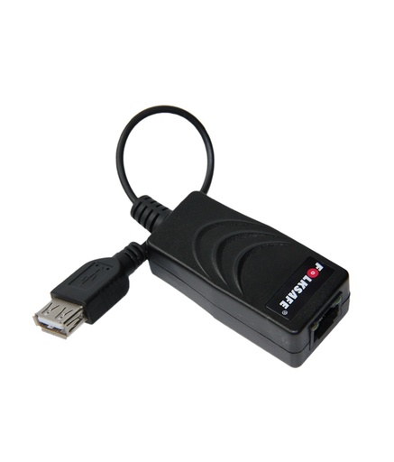 [NET5449] Extensor usb folksafe fs-6201u transmisor/receptor, permite extender dispositivos usb o hub hasta 200mts usb 1.1 y hasta 100mts 