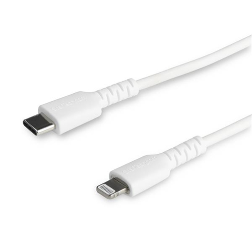 [WIR3925] Cable usb-c a lightning de 1m color blanco - certificado mfi