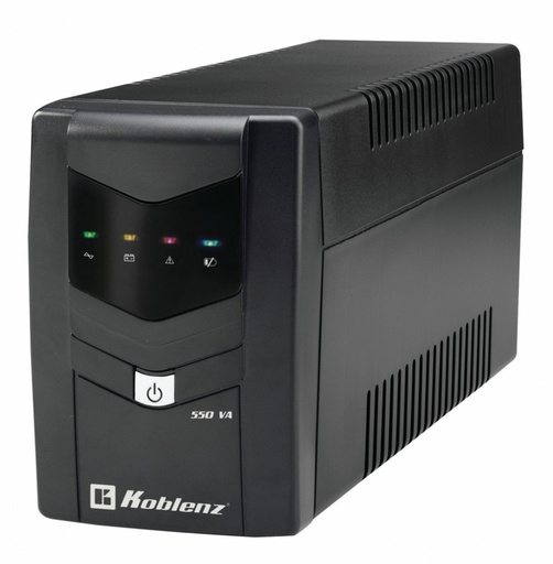 [POW52592] No Break Koblenz 5516 USB/R Línea Interactiva 330W 550VA Entrada 120V Salida 120V 6 Contactos