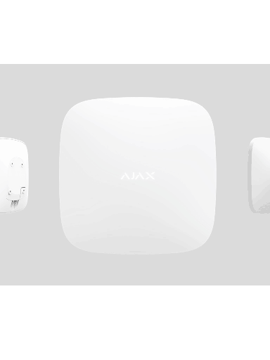 [ACC700423] Ajax hub2plus w - panel de  alarma conexión ethernet, wifi, lte control mediante aplicación para smartphone. color blanco