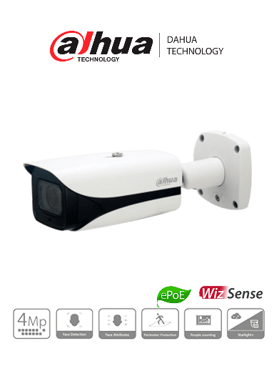 [SEC9616] Dahua ipc-hfw5442e-ze - camara ip bullet de 4 megapixeles/ inteligencia artificial/ h.265+/ wdr 140 db/ lente motorizado de 2.7 