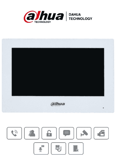 [MNS36573] Monitor IP Dahua Con Pantalla Táctil 7” Alámbrico