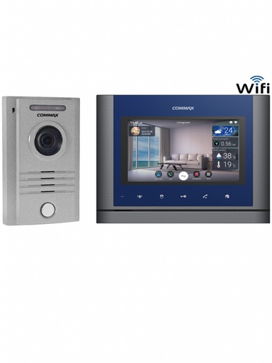 [MNS36575] Commax cmv70mxp - paquete de monitor wifi para videoportero con notificación al celular a traves de aplicacion commax hey call/ 