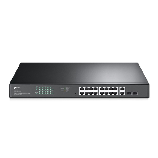 [NET5533] Switch TP-Link Gigabit Ethernet JetStream 16 Puertos PoE+ 10/100/1000Mbps 36Gbit/s 8000 Entradas Administrable