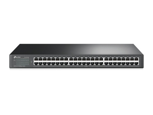 [NET5538] Switch no administrable tp-link tl-sf1048 / cuenta con 48 puertos rj45 10/100 mbps / montaje en rack / tecnologia green ethernet