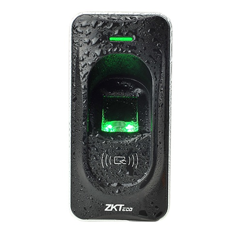 [SEC9673] Zkteco fr1200mf - lector esclavo de huella y tarjetas mifare 13.56 mhz / ip65 / rs485 / led indicador de estado / compatible con