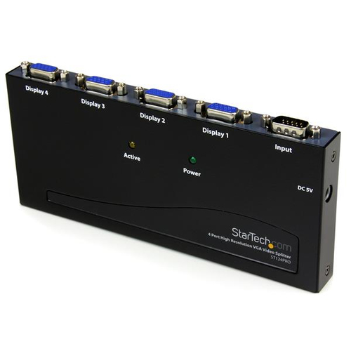 [SEC9688] Duplicador divisor splitter 4 puertos vga 350mhz multiplicador