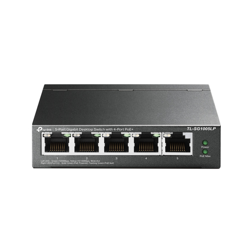 [NET5548] Switch TP-Link Gigabit Ethernet TL-SG1005LP 5 Puertos 10/100/1000 10Gbit/s 2000 Entradas No Administrable