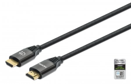 [ACC700445] Cable HDMI Ultra Alta Velocidad Manhattan 355957 8K - 60Hz 4K 3 Metros