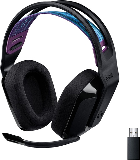 [AUD71258] Audífonos Con Micrófono Inalámbricos Gamer Logitech G535 LightSpeed Iluminación RGB USB