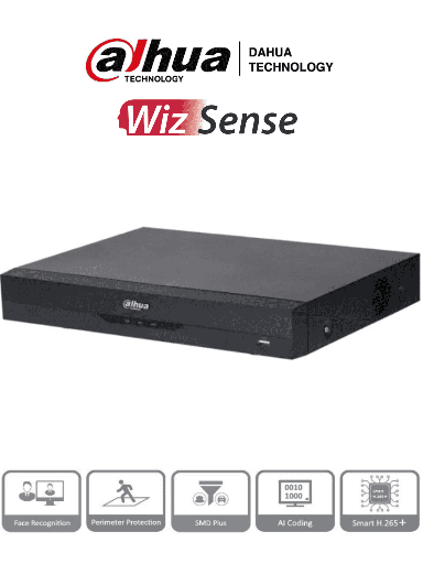[SEC9792] Dahua xvr5116he-i3 -dvr de 16 canales 5 megapixeles lite/ wizsense/ ia/ h.265+/ 16 canales hdcvi + 8 canales ip/ hasta 24 canale