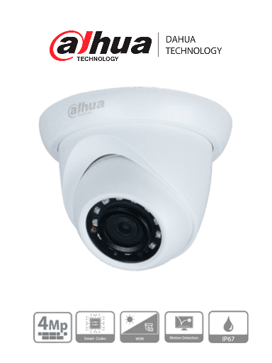 [SEC9793] Cámara IP Domo IR Para Interiores/Exteriores Dahua HDW1431S Alámbrico 2688 x 1520 Pixeles Día/Noche